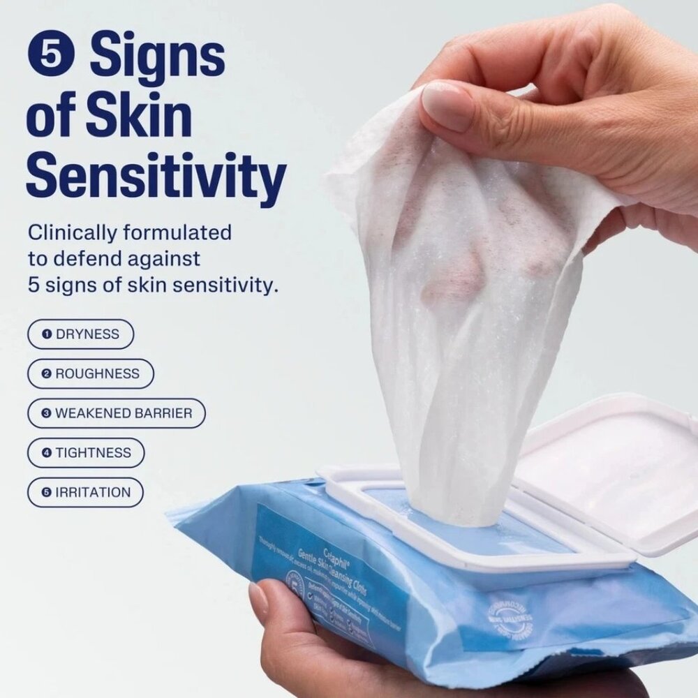 Cetaphil Gentle Skin Cleansing Cloths 25 Pre-Moistened Cloths Sensitive Skin - Picture 3 of 7